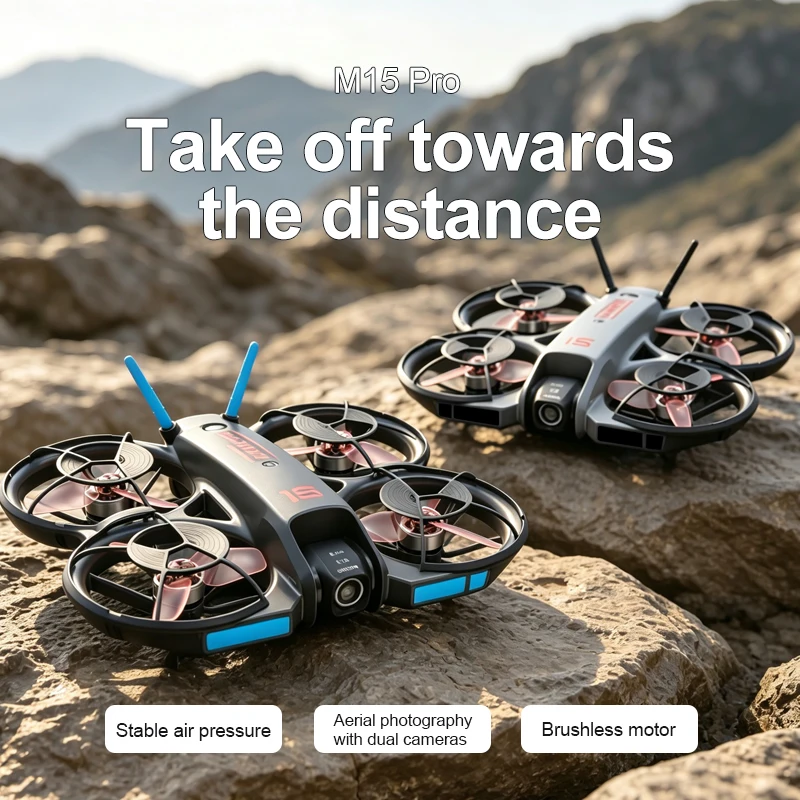Drone Camera Hd - 2026 Neue M15 FPV-Drohne mit Bildschirm,