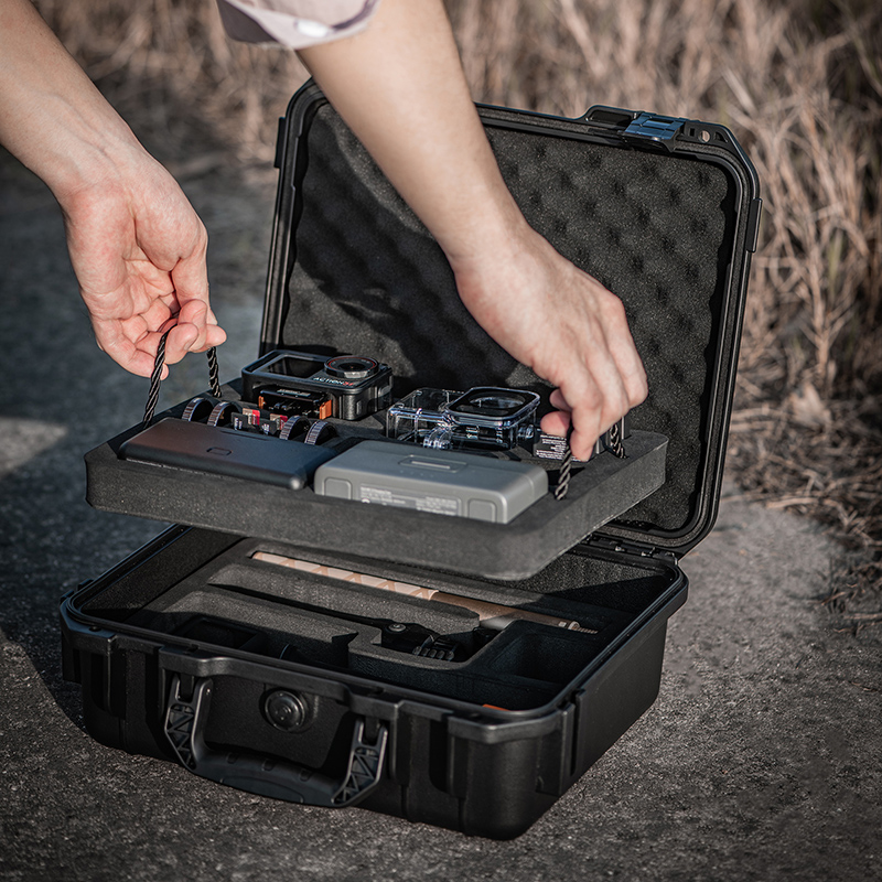 Drone Camera Case - STARTRC 2-lagiger tragbarer Reise-Hartschalenkoffer mit Gürtel