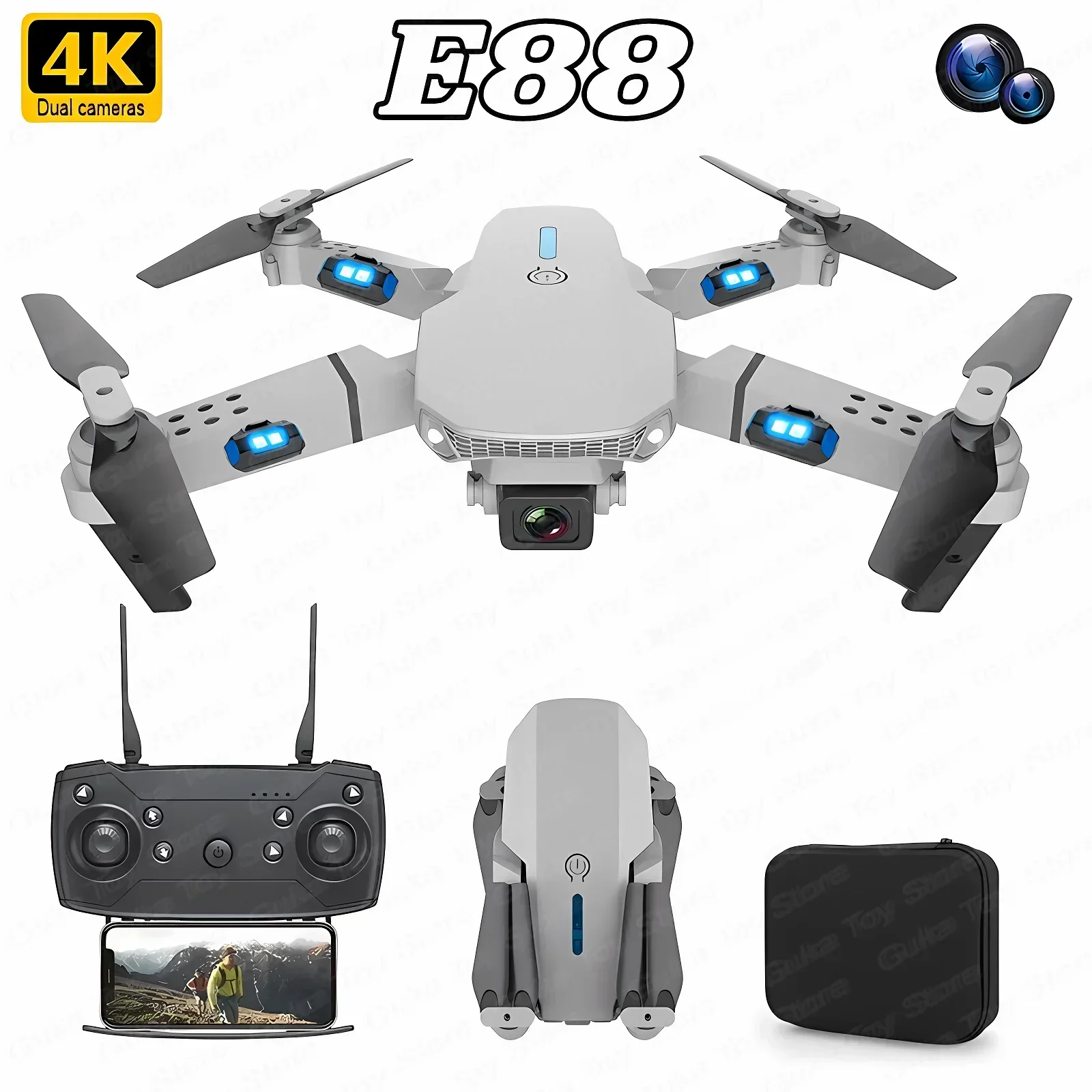 E88 Pro WIFI FPV Drohne Weitwi – Drone Camera Professional Bewertung und Preis