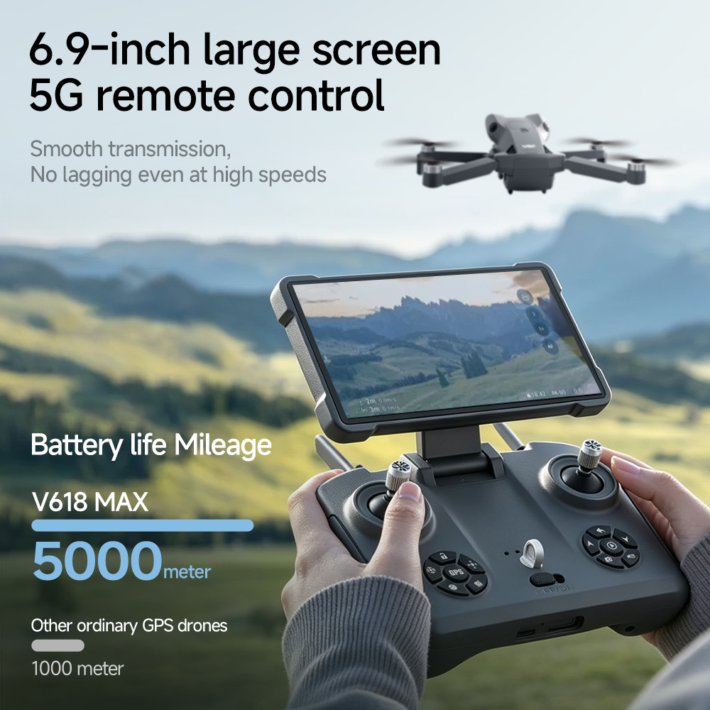 V618 MAX GPS Faltbare Drohne 6 – Drone Camera Professional Bewertung und Preis